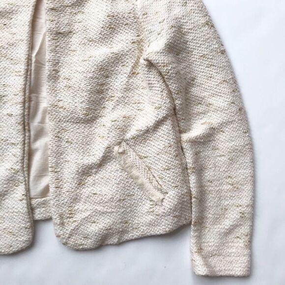 Zara lined open front light  blazer EUC 9-10Y - Picture 3 of 6